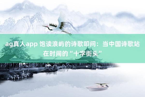 ag真人app 饱读浪屿的诗歌叩问：当中国诗歌站在时间的“十字街头”